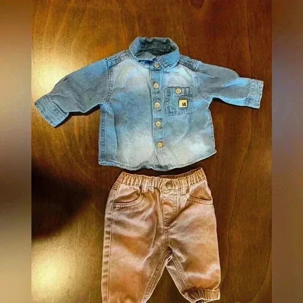 Mario‎ Lopez Boys Set Short And Shirt 0-3 Months